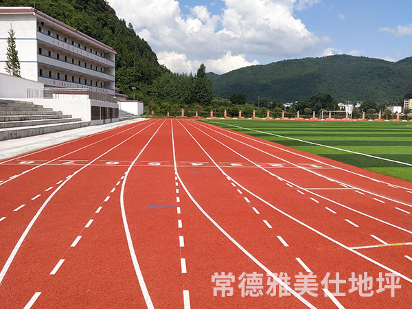 銅仁中學(xué)塑膠跑道、草坪